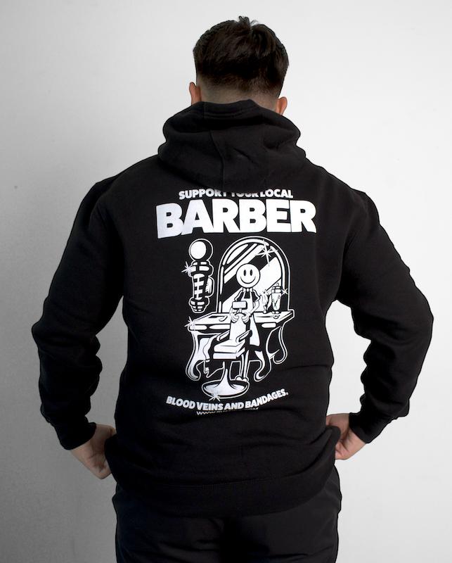 Barber T Shirts Blood Sweat and Hair Splinters