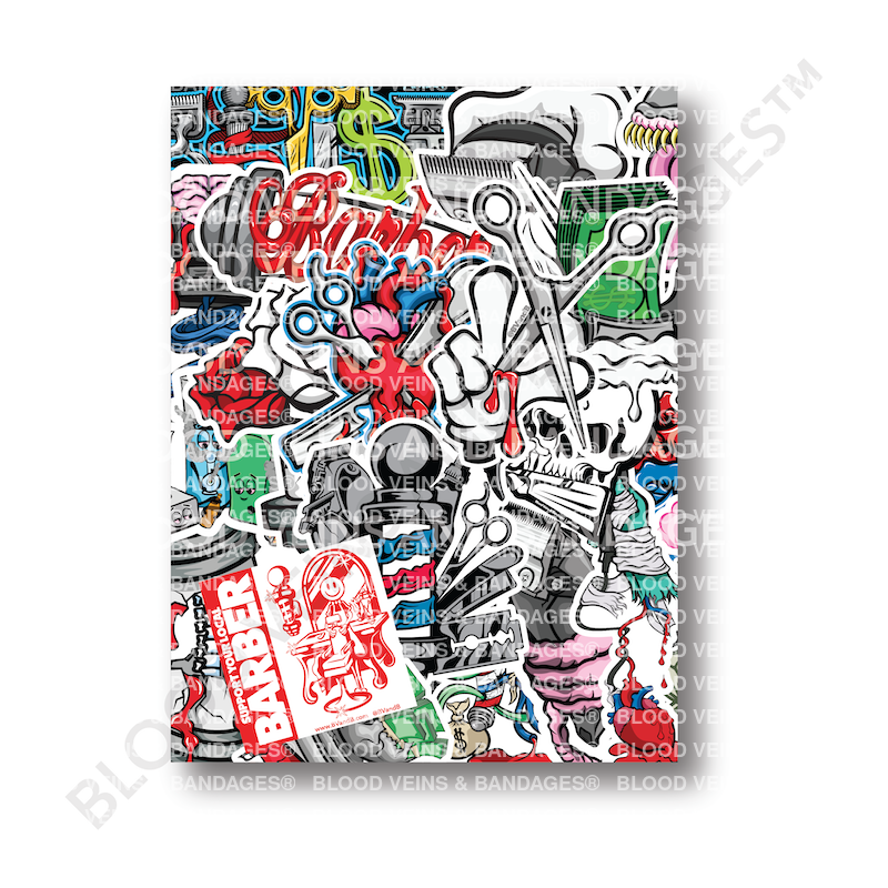 Sticker Bomb Poster - 18in x 24in