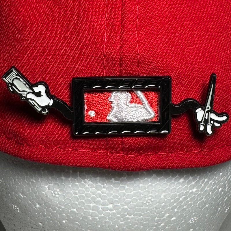 Always Ready Barber Frame Pin - Black Batterman