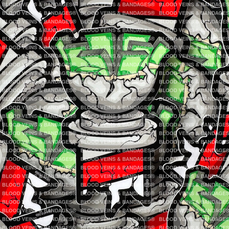 Cash Out Barber Sticker