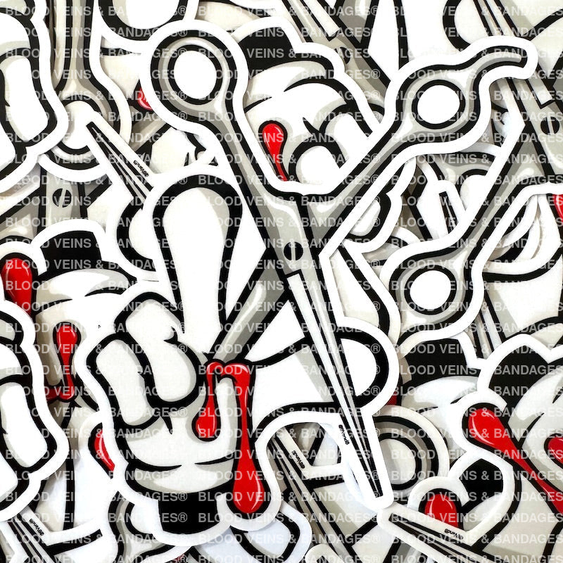 Los Angeles Shears Barber Sticker