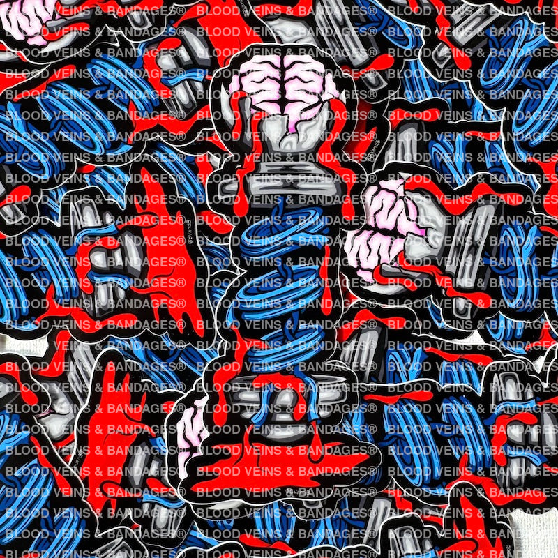 Brains Out Barber Sticker