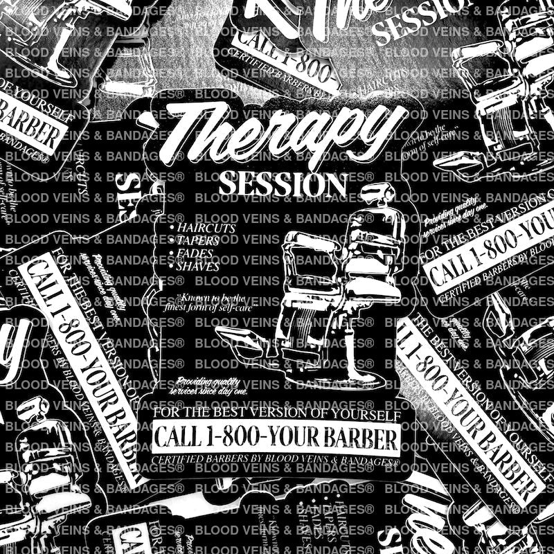 CALL 1-800-YOUR BARBER Sticker