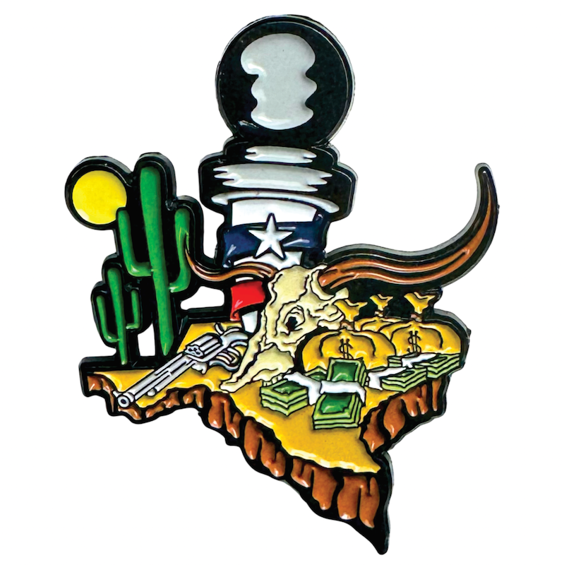 Don't Fk With Texas Barber Pin