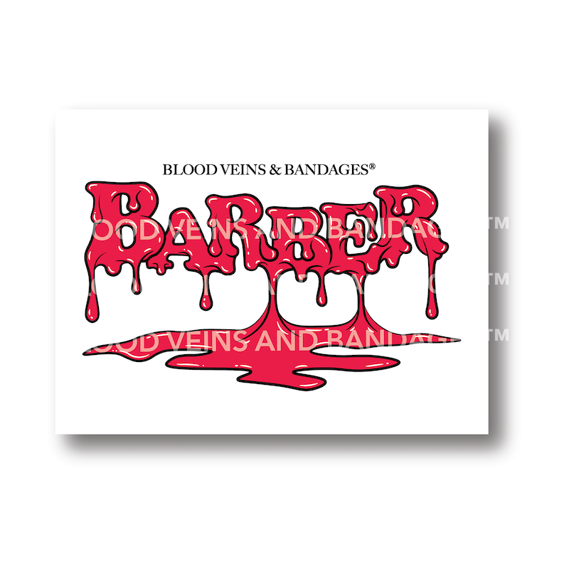 Bloody Barber Poster - 18in x 24in