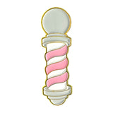 Barber's Pole Pin (Pink/Gold)