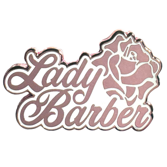 Lady Barber Rose Pin - Rose Gold