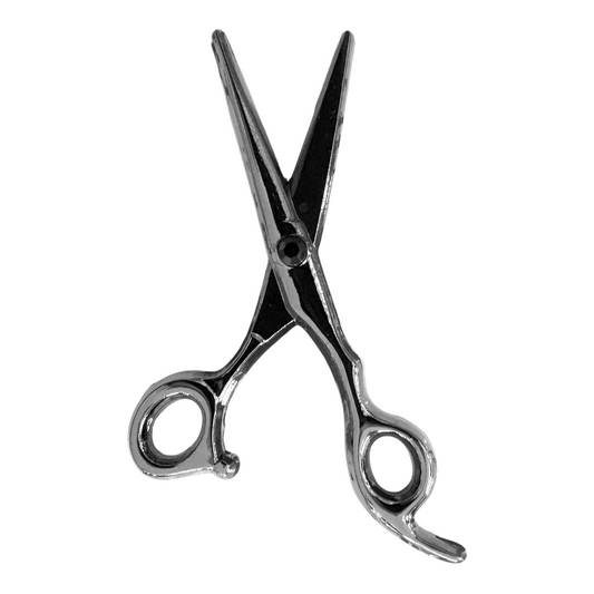Gun Metal Diamond Shear Barber Pin