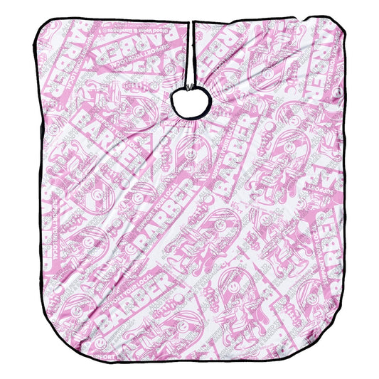 Support Your Local Barber Pink - Collector's Capes