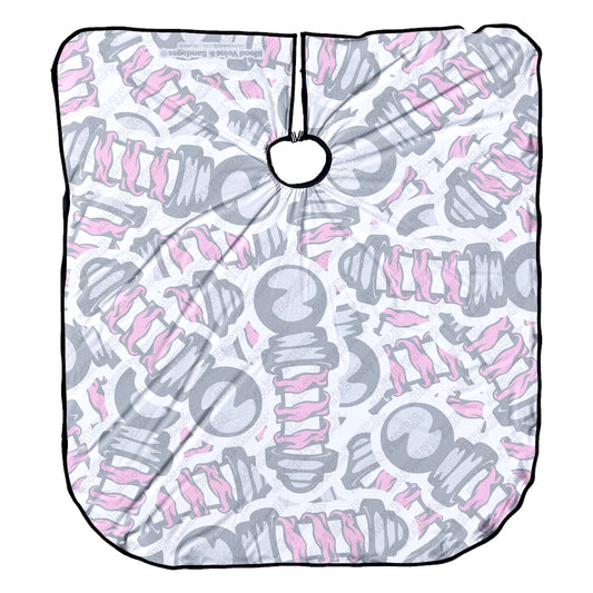 Barber's Pole Cartoon Pink - Collector's Capes