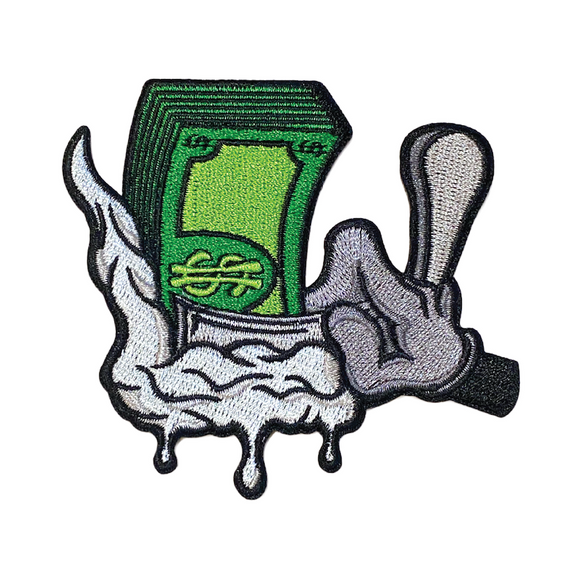 Shaving Flow Iron on Patch