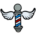 Barber Wings Barber Pin
