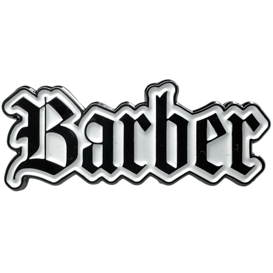 BARBER Black & White Pin (original)