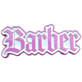 BARBER Old English - Pink/White