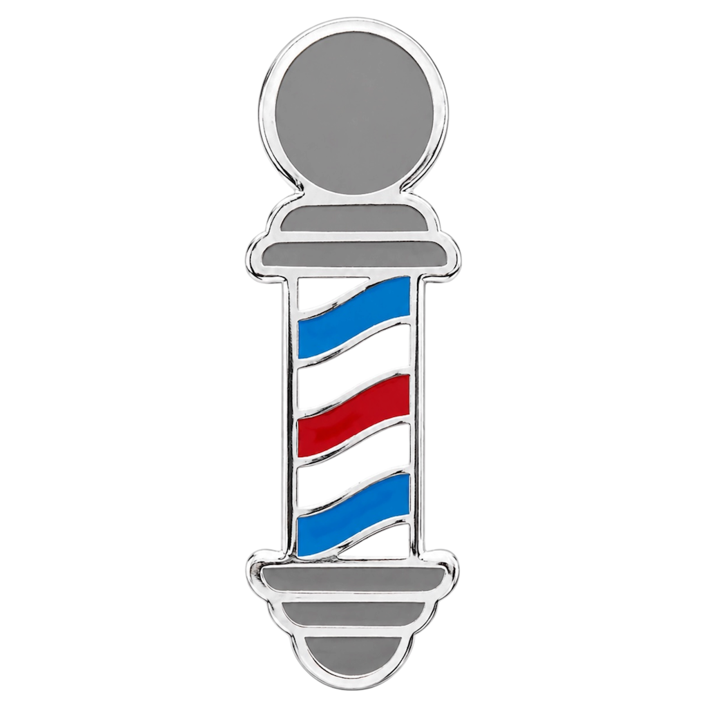 Barber's Pole Pin 2025 - Silver
