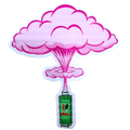 Talc Bomb Barber Sticker