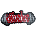 The Barber Script Sticker