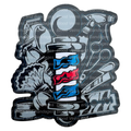 24/7 Barber Sticker