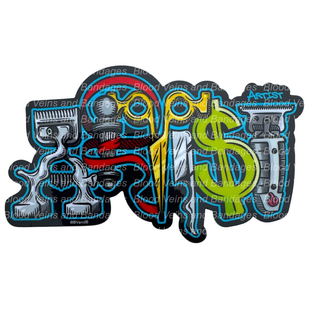 Barber Artist Sticker