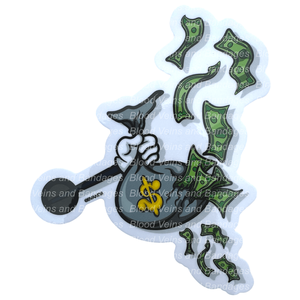 Money Moves Barber Sticker