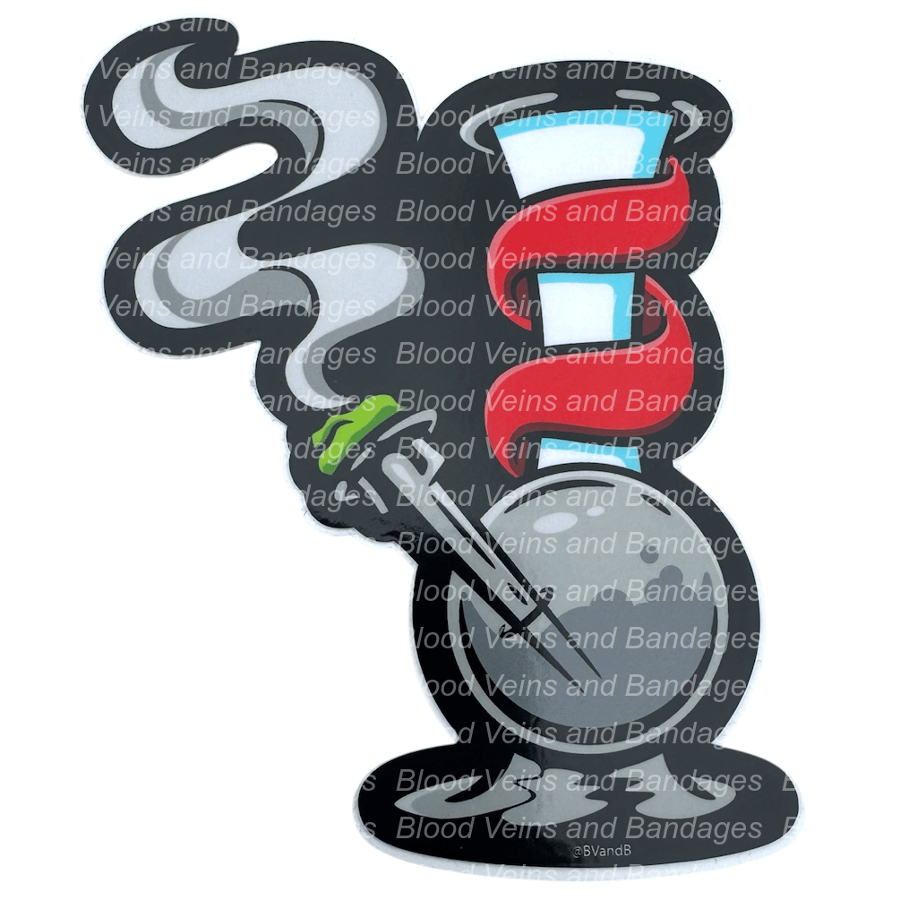 Barber's Bong Sticker