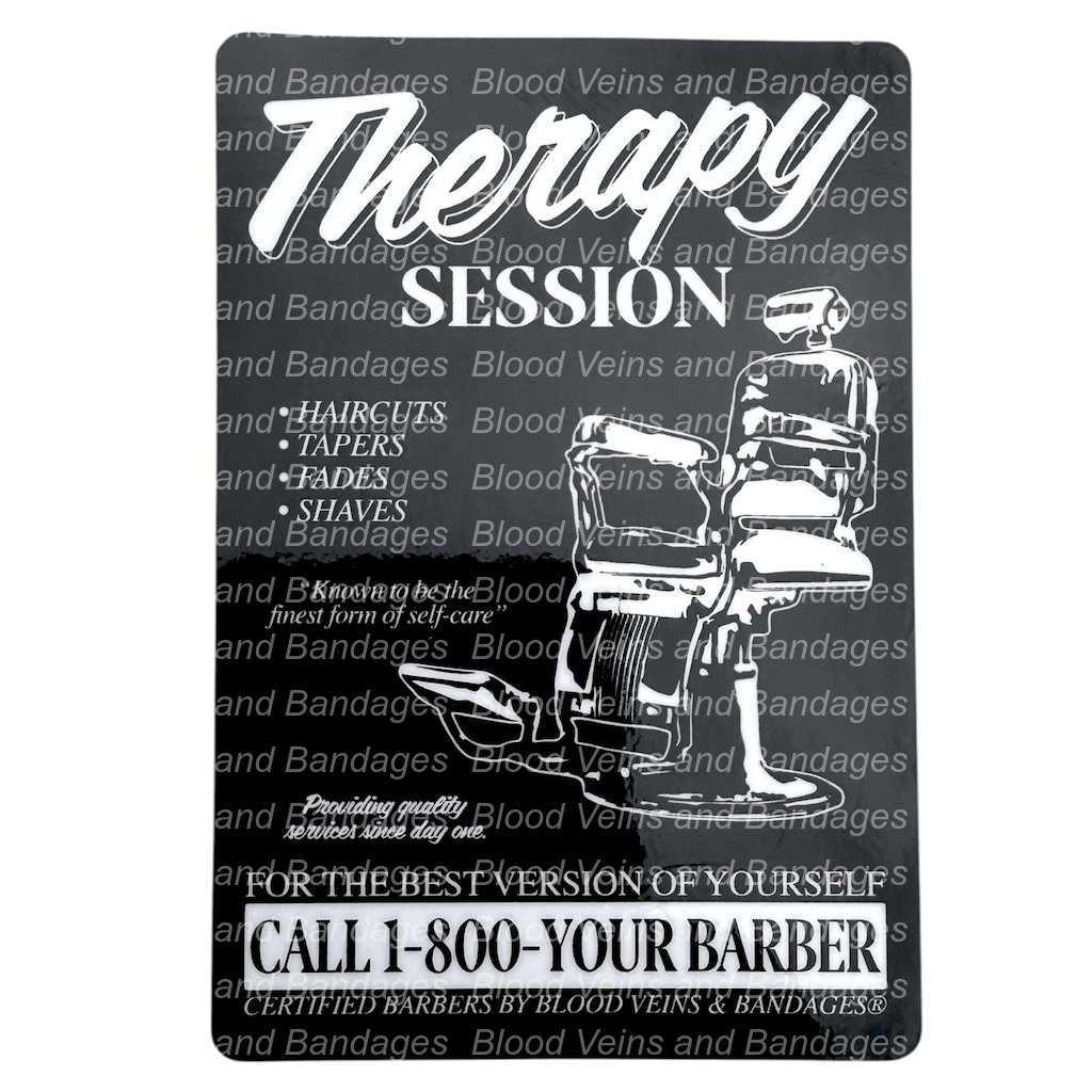 CALL 1-800-YOUR BARBER Sticker