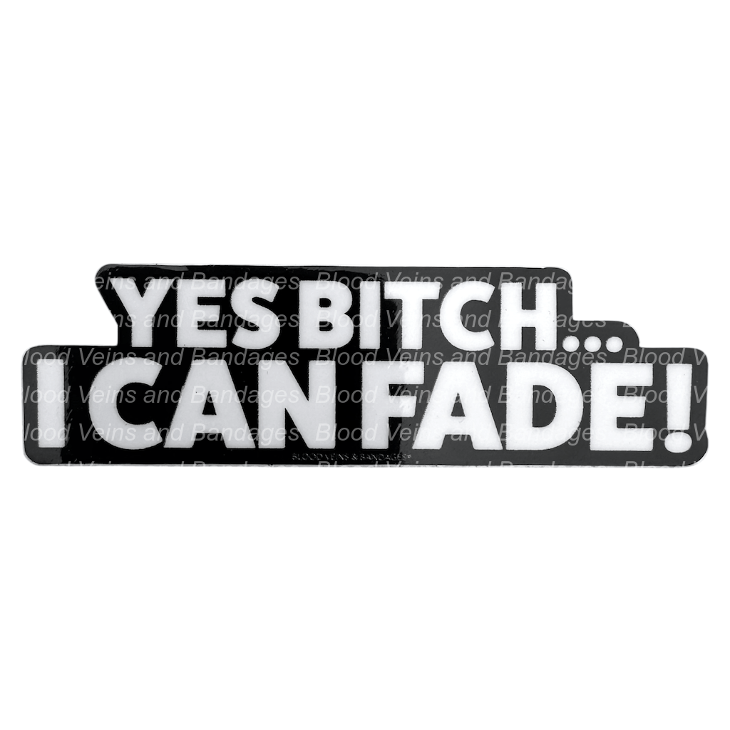 I Can Fade! Barber Sticker