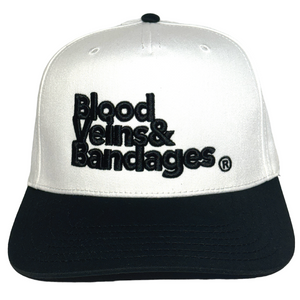 BVandB Hat - WHITE BLACK