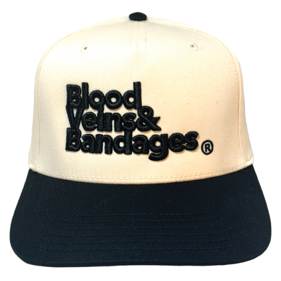 BVandB Hat - OFF WHITE BLACK