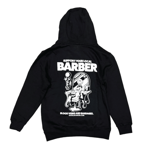 Support Your Local Barber Hoodie