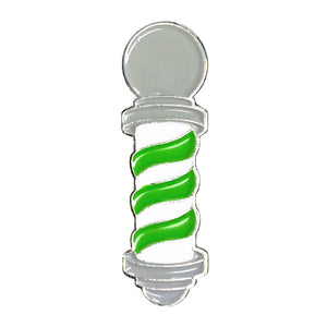 Barber's Pole Pin (Green)