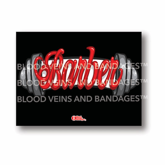 The Barber Script Poster - 18in x 24in