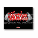 The Barber Script Poster - 18in x 24in
