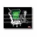 Shaving Flow Barber Poster - 18in x 24in