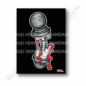 Spine Anatomy Barber Poster - 18in x 24in