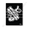 Money Bag Barber Poster - 18in x 24in