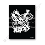 Money Bag Barber Poster - 18in x 24in