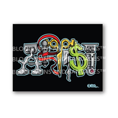 Artist Barber Poster - 18in x 24in