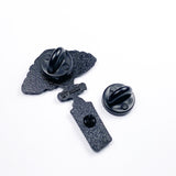 Talc Bomb Barber Hat Pin